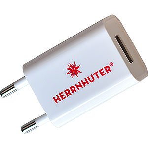 Adventssterne und Weihnachtssterne Zubehör USB-Steckernetzteil zur Beleuchtung von 1-2 Sternen 29-00-A1e/29-00-A1b