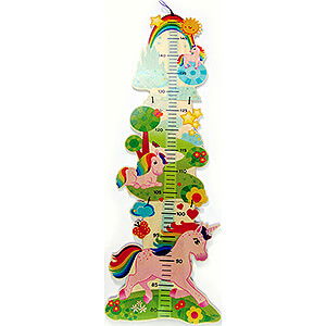 Wooden Toys Decoration and more Unicorn Measuring Stick - 75 cm / 29.5 inch
