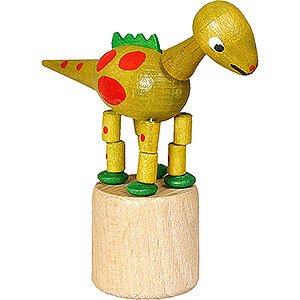 Kleine Figuren & Miniaturen Wackelfiguren Wackeltier Dinosaurier gelb - 8,5 cm