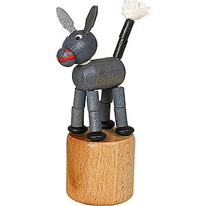 Kleine Figuren & Miniaturen Wackelfiguren Wackeltier Esel - 8 cm