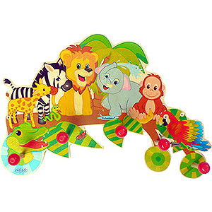 Wooden Toys Decoration and more Wardrobe Jungle - 26 cm / 10.2 inch