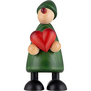 Small Figures & Ornaments Björn Köhler Well-wisher Well-Wisher Theo with Heart - 17 cm / 6.7 inch