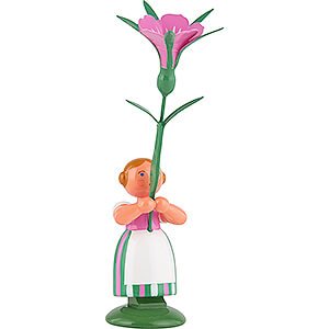 Kleine Figuren & Miniaturen WEHA Blumenkinder Wiesenblumenmdchen mit Winde - 11 cm