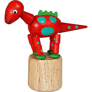 Small Figures & Ornaments Wiggle Figurines Wiggle Figure - Dinosaur - red - 8,5 cm / 3.3 inch