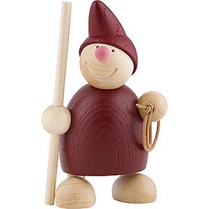Small Figures & Ornaments Näumanns Wicht Wight with Crook and Lasso - Red 10 cm / 4 inch