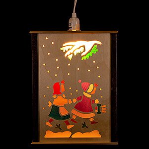 World of Light Window-Pictures Window Lantern - Children - 27 cm / 10.6 inch