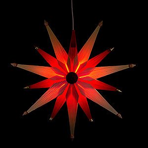 World of Light Window-Pictures Window Picture - Christmas Star Natural - 47 cm / 18.5 inch