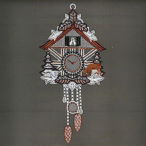 World of Light Window-Pictures Window Picture - Cuckoo Clock - 21 cm / 8.3 inch