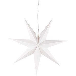 Advent Stars and Moravian Christmas Stars Annaberg Folded Stars Window Star - White - 53 cm / 20.9 inch