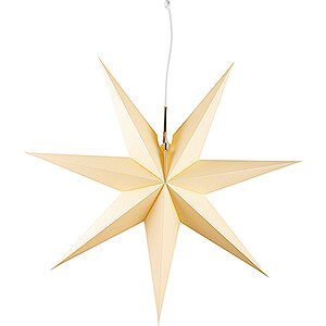 Advent Stars and Moravian Christmas Stars Annaberg Folded Stars Window Star - Yellow - 53 cm / 20.9 inch