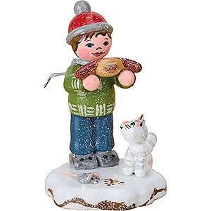 Small Figures & Ornaments Hubrig Winter Kids Winter Children A Jumbo Bratwurst Please - 6 cm / 2.4 inch