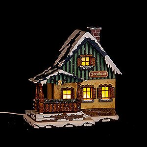 World of Light Lighted Houses Winter Children Forest House - 15 cm / 6 inch