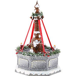 Small Figures & Ornaments Hubrig Winter Kids Winter Children Fountain with Lights - 12 cm / 4.7 inch
