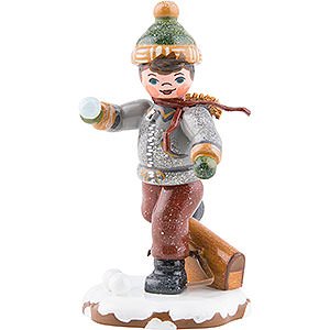 Small Figures & Ornaments Hubrig Winter Kids Winter Children Schoolboy - 7 cm / 3 inch