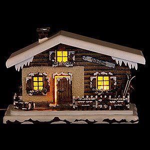 World of Light Lighted Houses Winter Children Ski Lodge - 10 cm / 3.9 inch