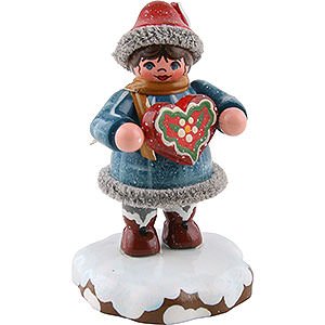 Small Figures & Ornaments Hubrig Winter Kids Winter Children Tinchens Gingerbread Heart - 5 cm / 2 inch