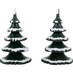Small Figures & Ornaments Hubrig Winter Kids Winter Children Trees - Large - Set of 2 - 11 cm / 4.3 inch
