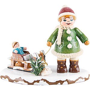 Kleine Figuren & Miniaturen Hubrig Winterkinder Winterkinder Oh, es schneit, es schneit - 6,5 cm