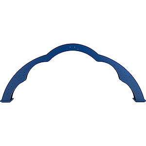 Schwibbgen Unbestckte Schwibbgen Wolkenbogen farbig - 68x28 cm