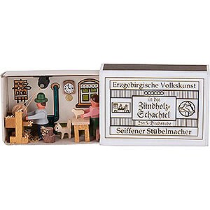 Kleine Figuren & Miniaturen Zndholzschachteln Zndholzschachtel Drehstube - 3,8 cm