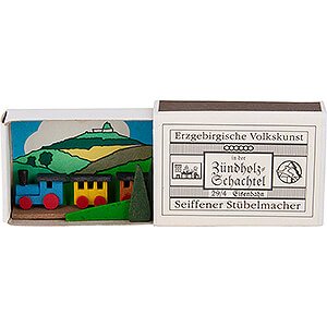 Kleine Figuren & Miniaturen Zndholzschachteln Zndholzschachtel Eisenbahn - 3,8 cm