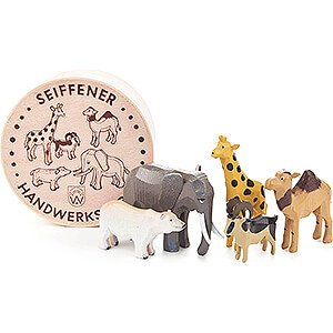 Kleine Figuren & Miniaturen Spandosen Zootiere in Spandose - 4,5 cm