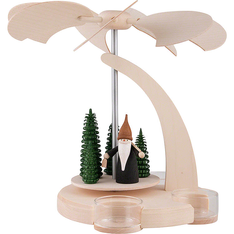 1 - stckige Bogenpyramide Bergwichtel  -  18cm