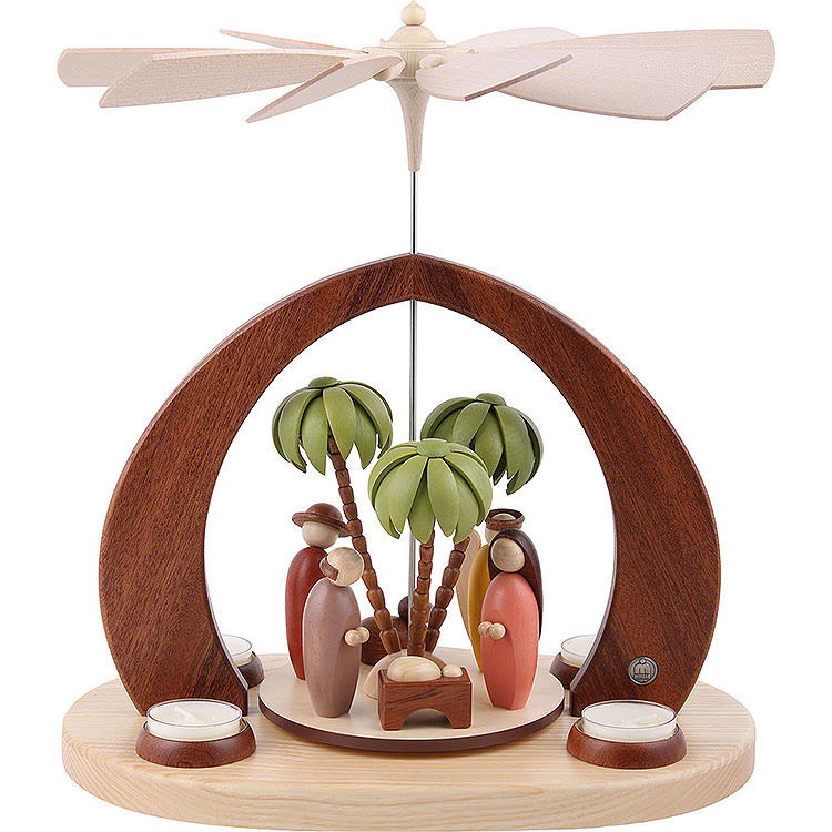 1 - stckige Bogenpyramide Christi Geburt  -  32cm