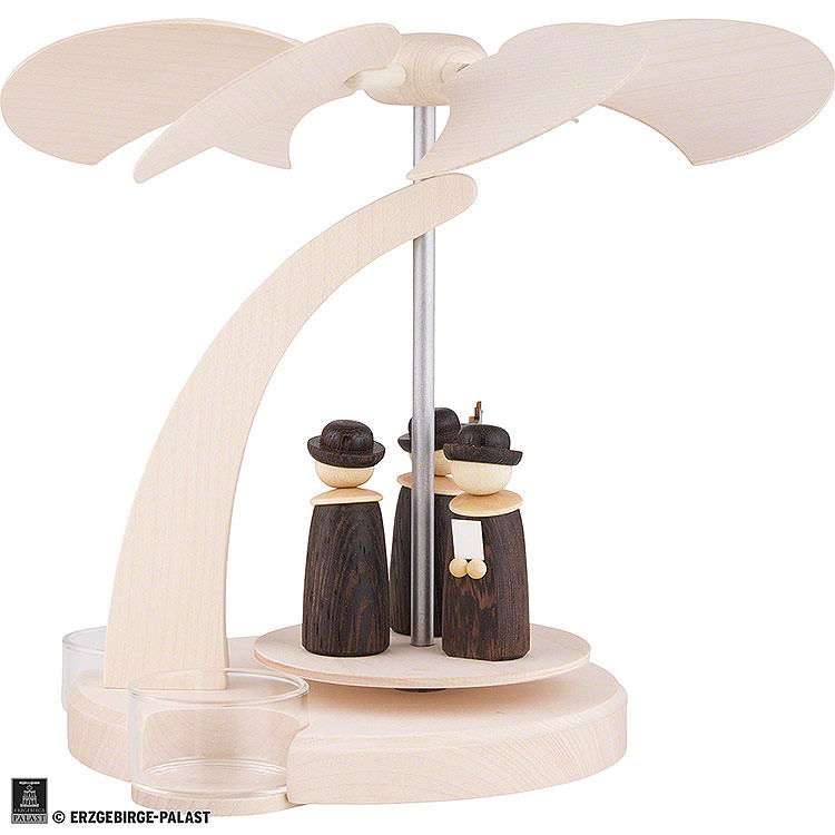 1 - stckige Bogenpyramide Weihnachtssnger  -  18cm