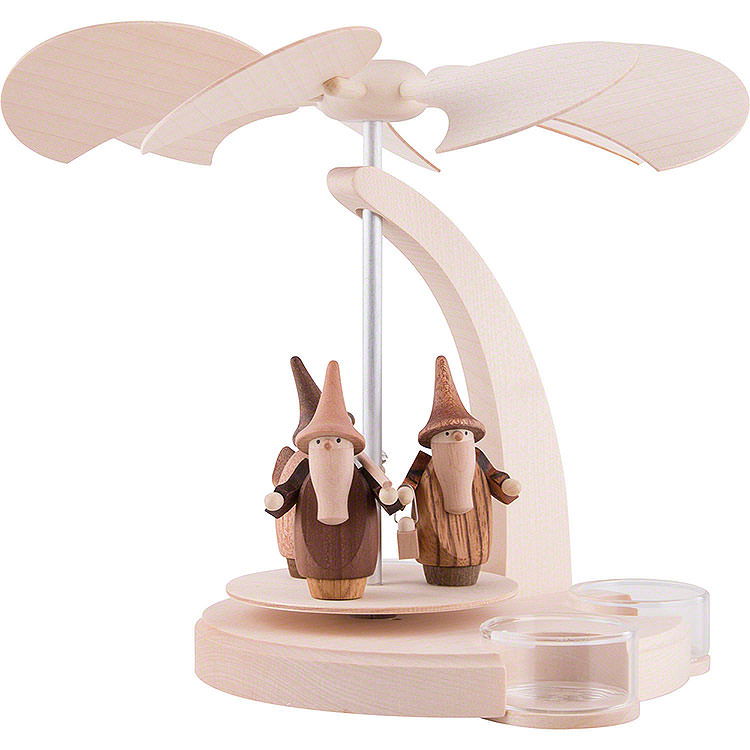 1 - stckige Bogenpyramide mit Gnomen  -  18cm