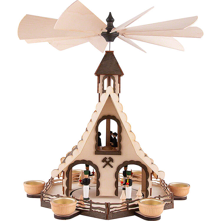 1 - stckige Hauspyramide Bergmnner  -  47cm