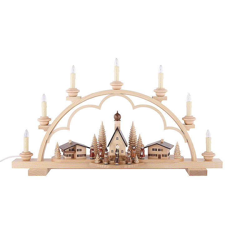 Candle Arch - Village in the Alps (64 cm/25in) - 120V Electr. (US ...