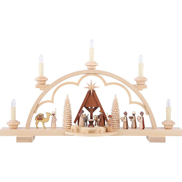 Candle Arch - Nativity Scene (57 cm/22in) by Müller Kleinkunst