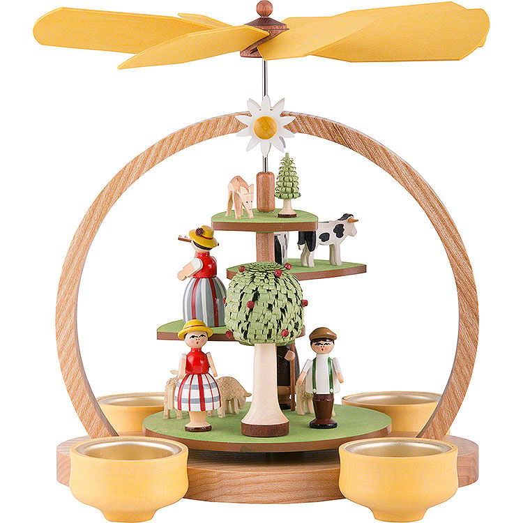 2 - stckige Pyramide Sommerwiese  -  24cm