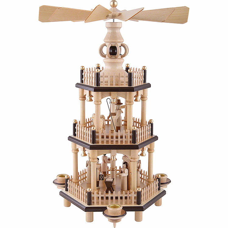 3 - Tier Pyramid  -  Merry Christmas  -  35cm / 13.5 inch