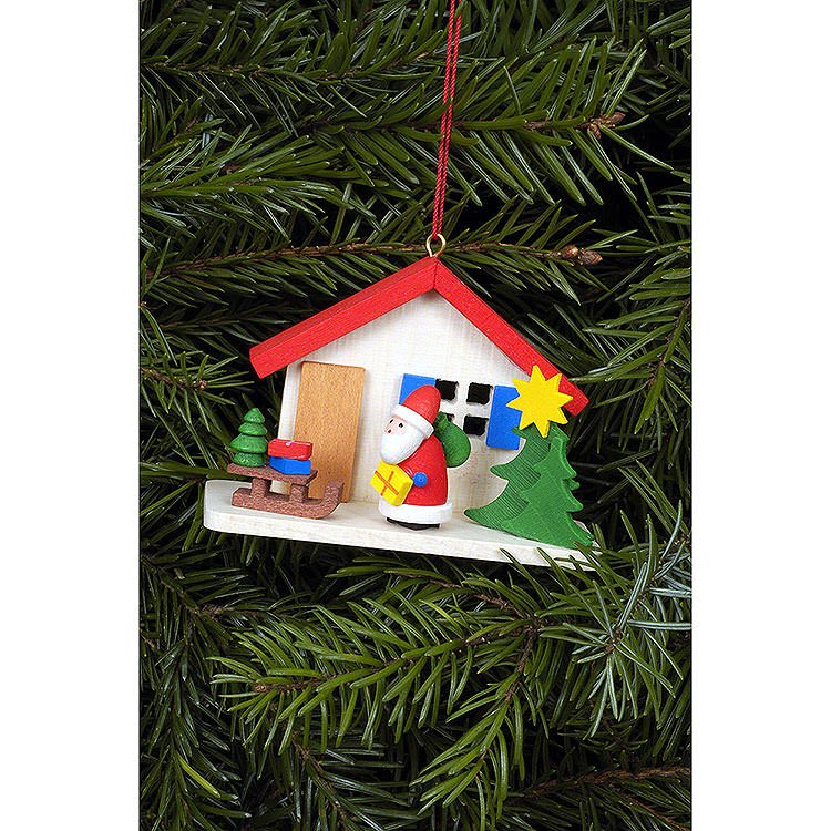 Tree Ornament - Santa Claus (7×5 cm/3×2in) by Christian Ulbricht