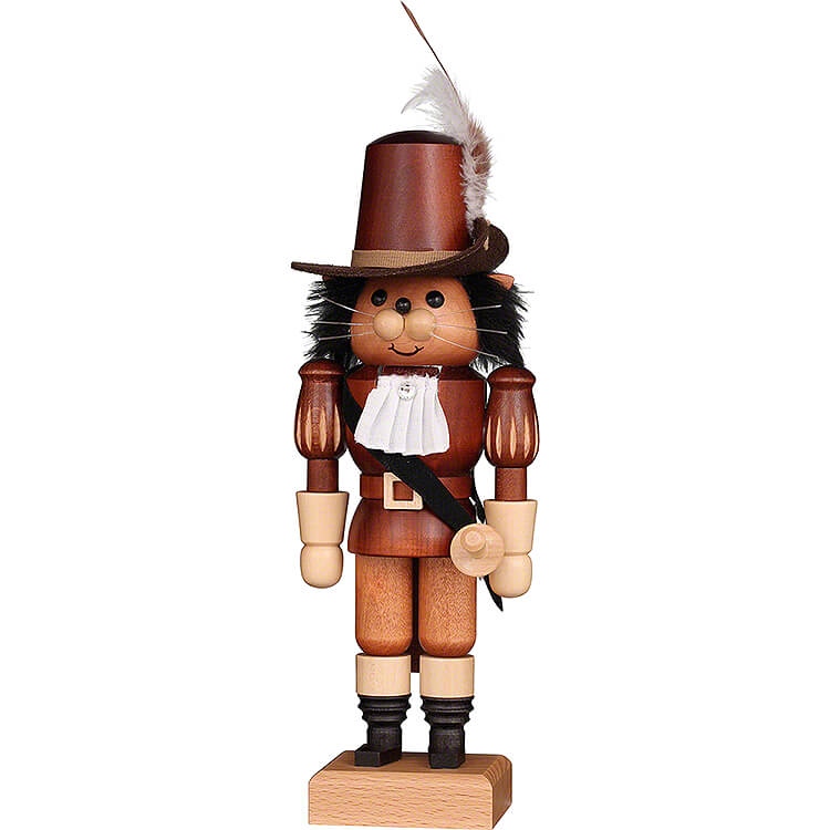 Nutcracker - Puss in Boots Natural (27,5 cm/10.8in) by Christian Ulbricht