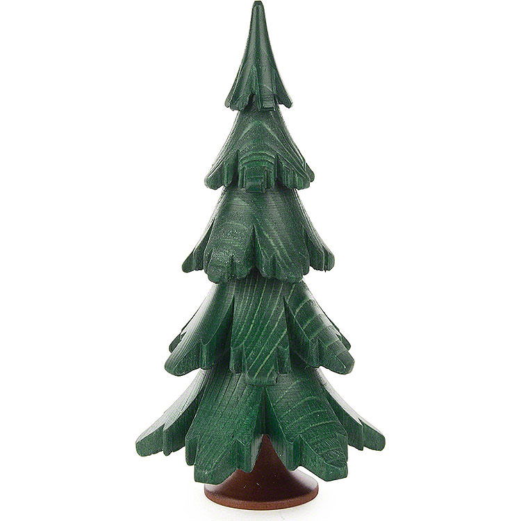 Solid Wood Tree - Green (12,5 cm/4.9in) by Dregeno Seiffen