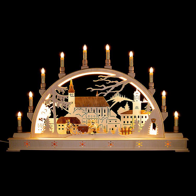 Candle Arch - Ore Mountains Scenery (63×35 cm/24.8×13.8in) by ...