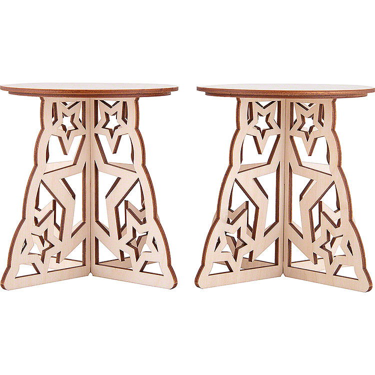 Candle Arch Base - Star - Set of Two (15×12 cm/5.9×4.7in) by