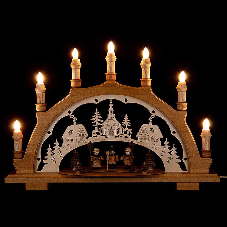 Candle Arch - Carolers (49×36 cm/19.3×14.2in) by Lenk & Sohn