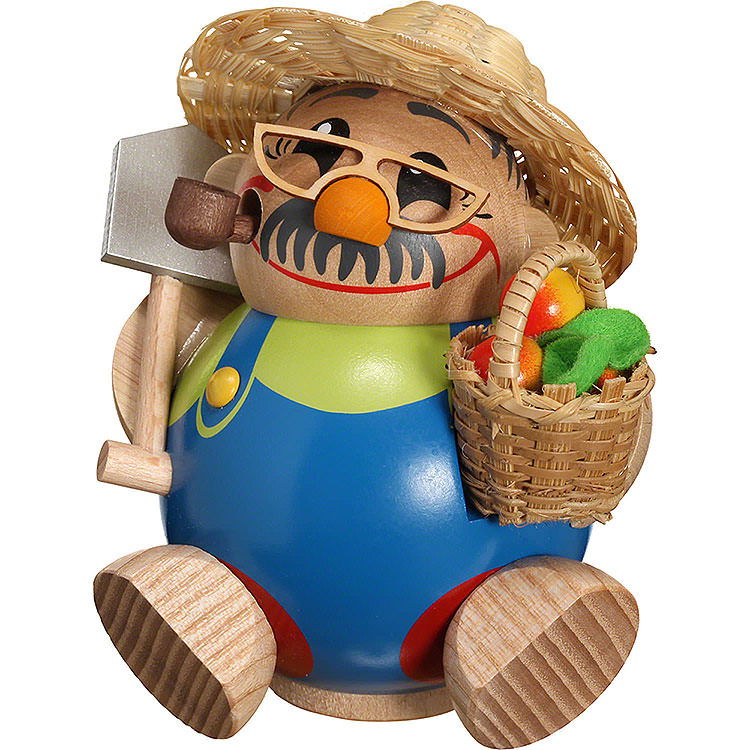 Räuchermännchen Gärtner Kugelräucherfigur (11 cm) von Seiffener
