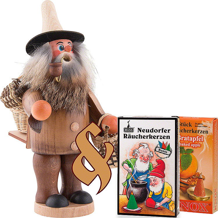 Bundle  -  Smoker Basket Salesman plus two packs of incense