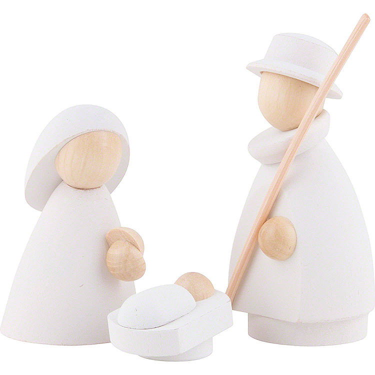 Die heilige Familie wei/natur  -  klein  -  7cm