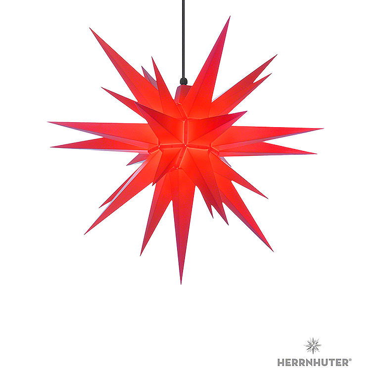 Herrnhuter Moravian Star A7 Red Plastic  -  68cm/27 inch