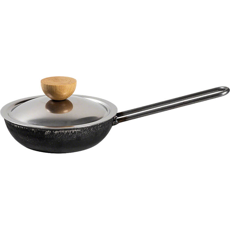 Iron Steel Skillet 6x10cm / 2.4x4 inch