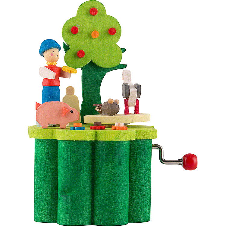 Kurbelspieldose Hans im Glck  -  9cm