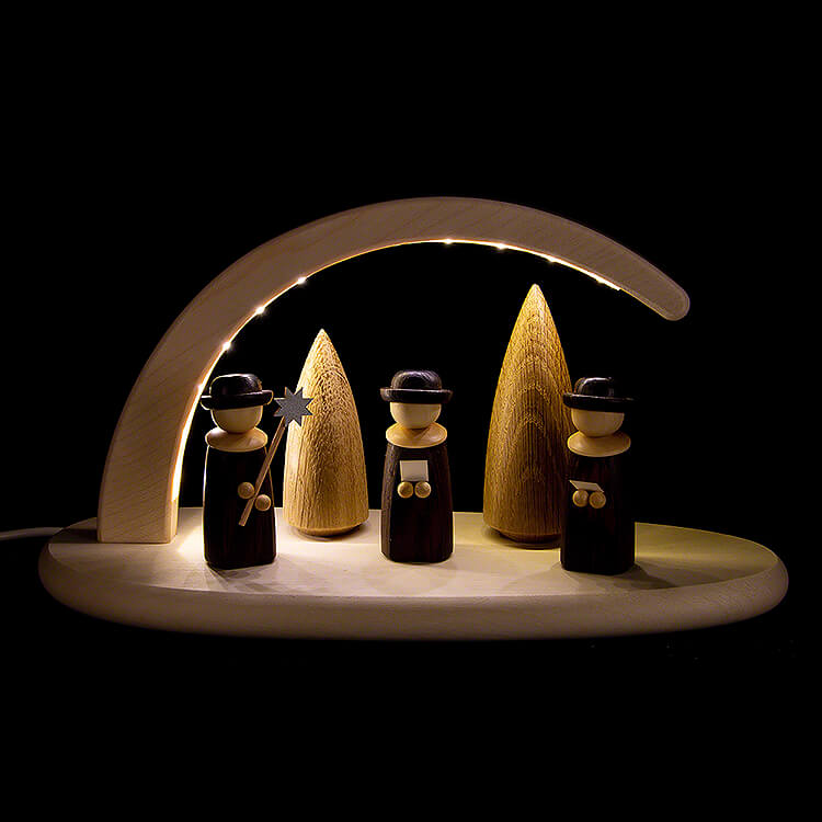 Leuchterbogen  -  Weihnachtssnger  -  24x13cm