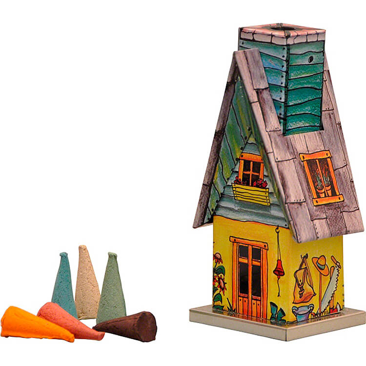 Metal Smoking Hut  -  Garden Hut  -  11,5cm / 4.5 inch