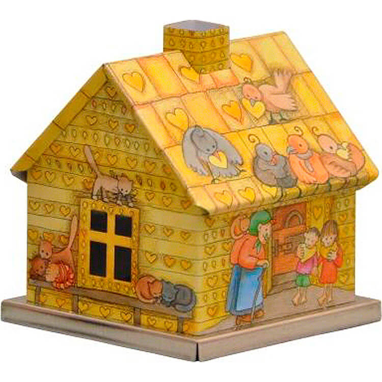 Metal Smoking Hut  -  Hansel & Gretel  -  7cm / 2.8 inch